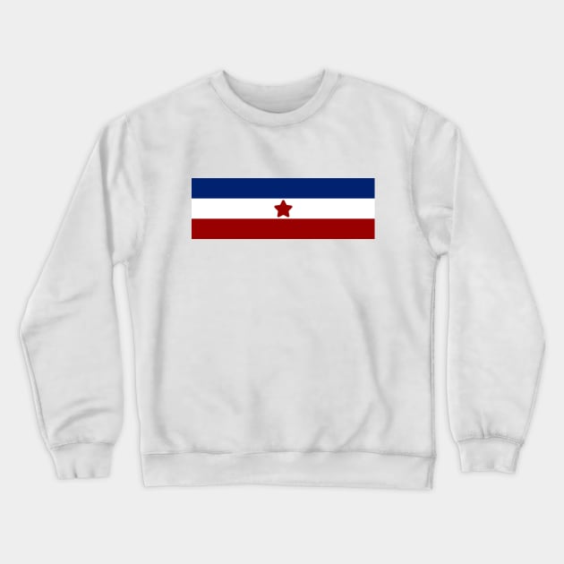 Yugoslavia Flag Crewneck Sweatshirt by StuffByMe